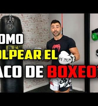 ¿Cómo mejorar la velocidad al usar un saco de boxeo?