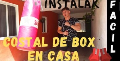 ¿Qué herramientas necesitas para colgar un saco de boxeo en el techo en casa?